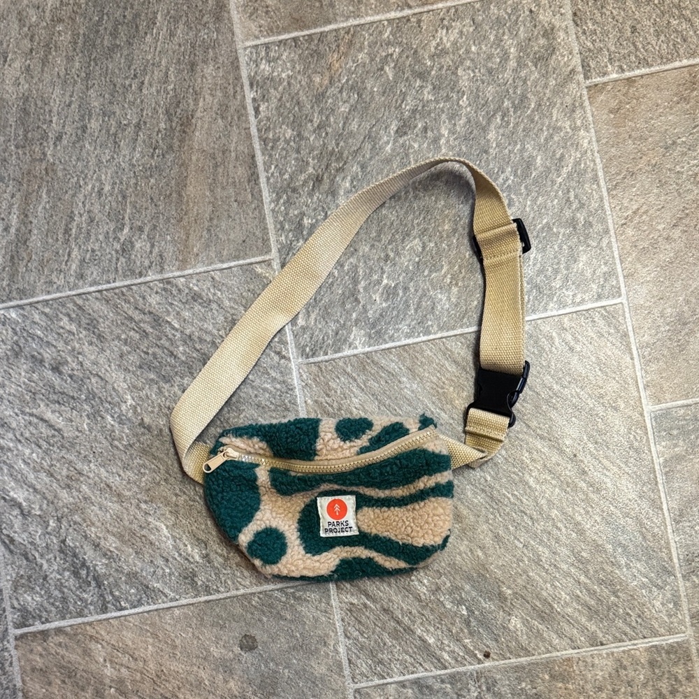 Parks Project Green and Tan Fanny Pack